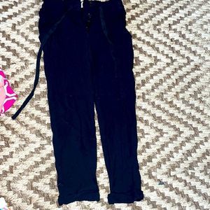 Wilfred size XXS viscose/rayon black cropped pants like new